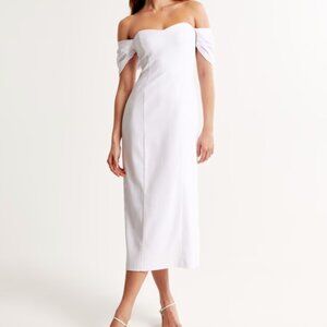 Women's  Off-The-Shoulder Midi Dress